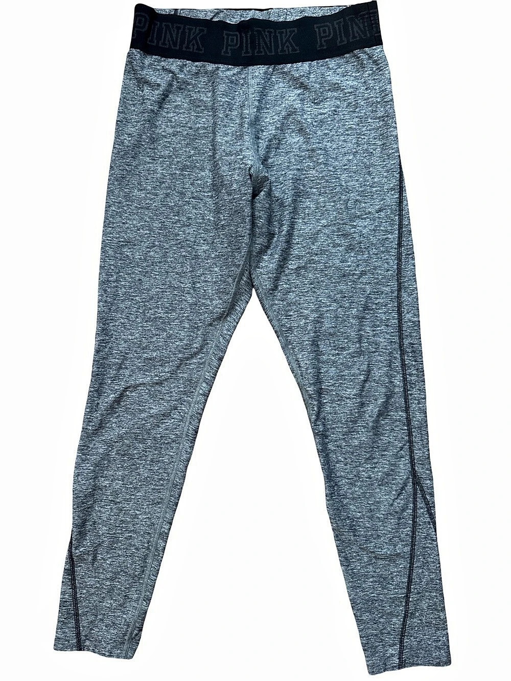 Pink Victoria Secret Women’s Gray Stretch Yoga Leggings Pants Size Large Pink